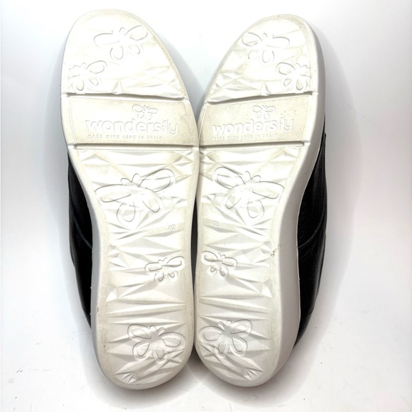 Wonders Black Leather Studded Trainers | 42 - Picture 6 of 9